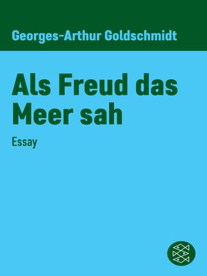 cover image of Als Freud das Meer sah